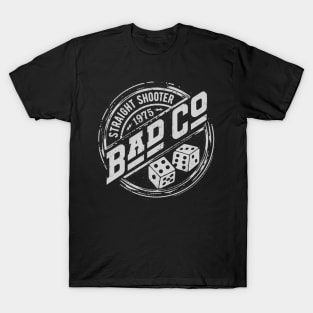 Bad Company - Straight Shooter Badge T-Shirt